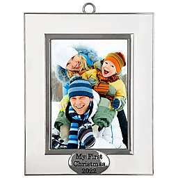H for Happy™ 3.45-Inch "My First Christmas 2022" Ornament in White