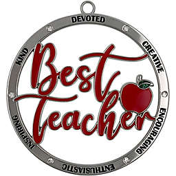 H for Happy™ 3-Inch "Best Teacher" Christmas Ornament