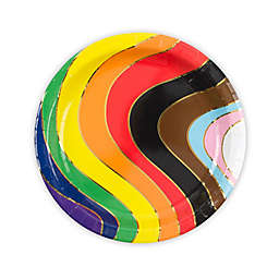 H for Happy™ 12-Count Pride Rainbow Paper Dinner Plates