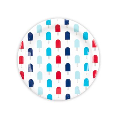 H for Happy&trade; 18-Count Americana Popsicle Lunch Plates