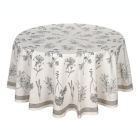 Alternate image 2 for Bee &amp; Willow&trade; Sketched Florals 70-Inch Round Tablecloth in Black/White