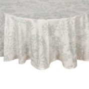 Bee &amp; Willow&trade; Beaufort 70-Inch Round Tablecloth in Smoke/White