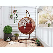 Manhattan Comfort Zolo Hanging Lounge Egg Swing Chair