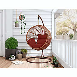 Manhattan Comfort Zolo Hanging Lounge Egg Swing Chair