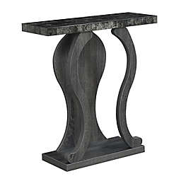 Convenience Concepts Newport Terry B Console Table with Shelf