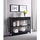 Alternate image 1 for Convenience Concepts Mission 1-Drawer Console Table