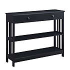 Alternate image 0 for Convenience Concepts Mission 1-Drawer Console Table