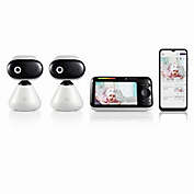 Motorola&reg; PIP1500 5-Inch WiFi Video Baby Monitor with 2 Cameras in White