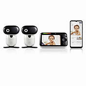 Motorola&reg; PIP1510 5-Inch WiFi Motorized Video Baby Monitor with 2 Cameras in White