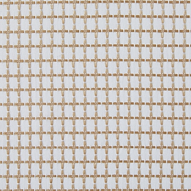 Modern Elements Hannah Grid 63-Inch Grommet Window Curtain Panels in Taupe (Set of 2). View a larger version of this product image.
