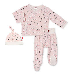 Magnetic Me® by Magnificent Baby Newborn Baa Baa Baby 3-Piece Pant Set in Pink