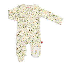 Magnetic Me® by Magnificent Baby Size 3-6M Provence Magnetic Footie in Orange