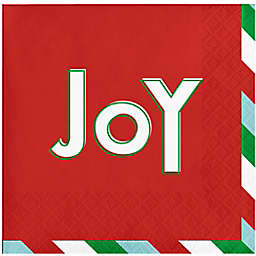 H for Happy™ 20-Count Christmas "Joy" Beverage Napkins