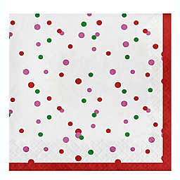 H for Happy™ 20-Count Christmas Joy Polka Dot Lunch Napkins
