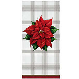 Bee & Willow™ 20-Count Upscale Poinsettia Disposable Guest Towels