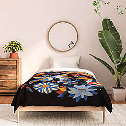 Deny Designs Jardin de Papillons Twin/Twin XL Comforter in Black