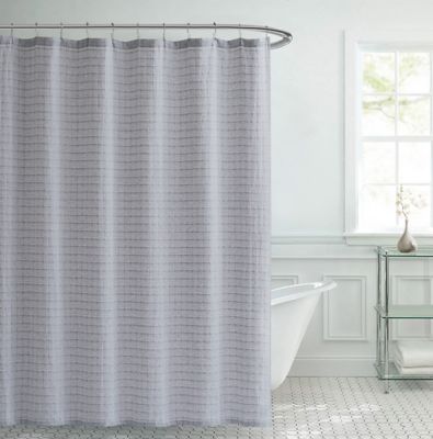 70" x 72" Bathroom Shower Curtain Popular Bath Aubury Burgundy Collection 