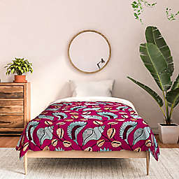 Deny Designs Ose Etomi African Queen 2 Twin/Twin XL Comforter in Red