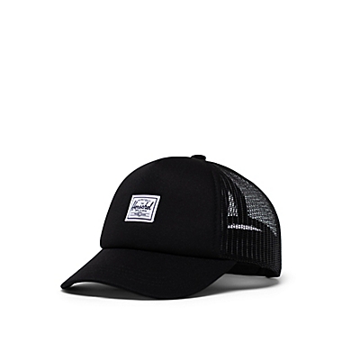 Herschel Supply Co.&reg; Size 1-2Y Toddler Whaler Mesh Adjustable Snapback Cap in Black. View a larger version of this product image.