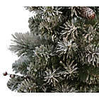 Alternate image 2 for H for Happy&trade; 6-Piece Flocked Christmas Tree, Garland, and Wreath Set with LED Lights