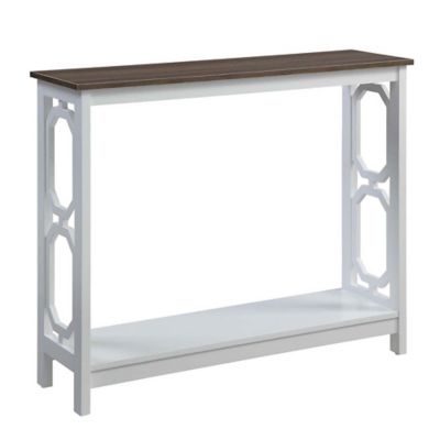Sofa Table With Storage Bed Bath Beyond, Convenience Concepts Newport Bistro Console Tables