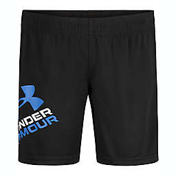 Under Armour® Size 18M Prototype Logo Shorts in Black/Blue