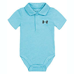 Under Armour® Match Play Twist Short Sleeve Polo Bodysuit in Blue