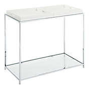 Convenience Concepts Palm Beach Console Table in White