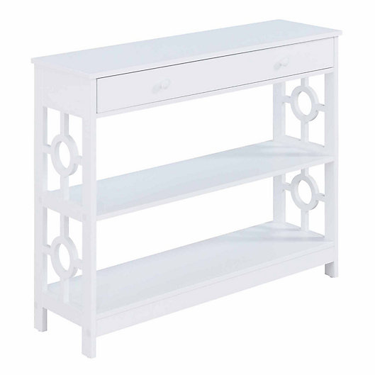Drawer Console Table, Convenience Concepts Omega 1 Drawer Console Table