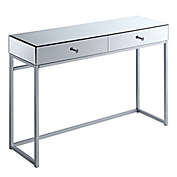 Convenience Concepts Reflections Console Table in Silver