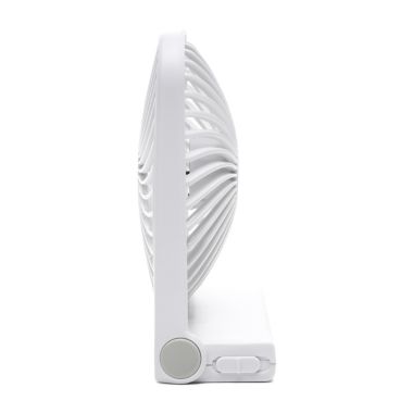 Treva&reg; Battery and USB Powered Desk Fan in White. View a larger version of this product image.