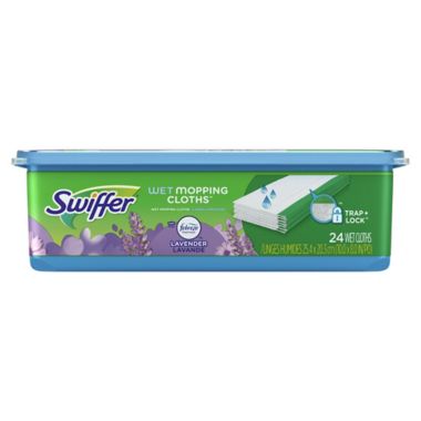 Swiffer&reg; 24-Count Wet Mopping Cloths with Febreze Lavender Scent. View a larger version of this product image.