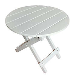 Bee & Willow™ Outdoor Folding Side Table in White