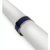 Everhome&trade; Enamel Color Napkin Ring in Blue/Silver