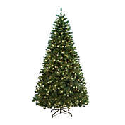 H for Happy&trade; 9-Foot Pine Pre-Lit Artificial Christmas Tree with Incandescent Lights