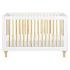 Alternate image 1 for Babyletto Lolly 3-in-1 Convertible Crib in White/Natural