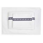 Alternate image 1 for Everhome&trade; Egyptian Cotton Cane Embroidered 700-Thread-Count Queen Sheet Set in Maritime Blue