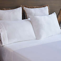 Everhome™ Egyptian Cotton Triple Pleat 700-Thread-Count Twin XL Flat Sheet in White