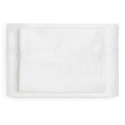 Alternate image 2 for Everhome&trade; Egyptian Cotton Cane Embroidered 700-Thread-Count Twin XL Flat Sheet in White