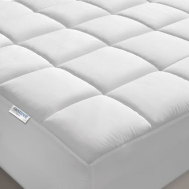 Nestwell&trade; Overfilled Cotton Plush with True Grip&reg; California King Mattress Pad. View a larger version of this product image.