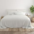 Alternate image 4 for Home Collection Solid Flannel Sheet Set