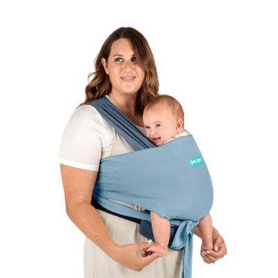 Moby Wrap Easy-Wrap Baby Carrier, Blue