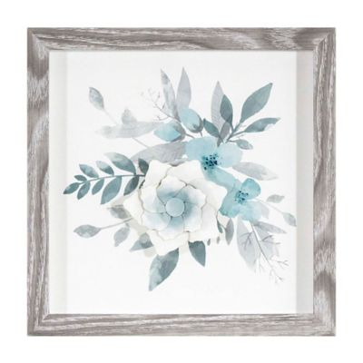 FDV Studio Chez Mila Flower Shop 48-Inch x 32-Inch Hand-Embellished Canvas Wall Art