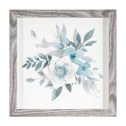 FDV Studio Chez Mila Flower Shop 48-Inch x 32-Inch Hand-Embellished Canvas Wall Art