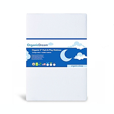 Organic Dream&reg; Signature 5-Inch Pack &amp; Play Mattress. View a larger version of this product image.