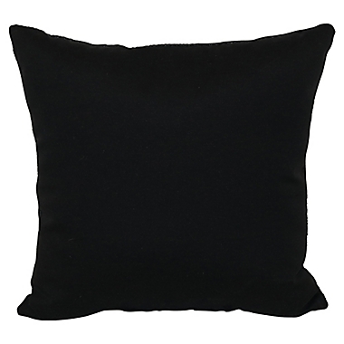 Hermosa Square Indoor/Outdoor Throw Pillow in Black. View a larger version of this product image.