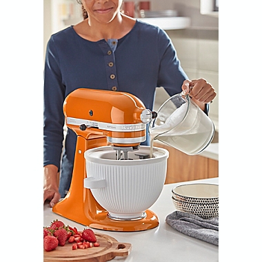 KitchenAid&reg; Ice Cream Maker Attachment in White. View a larger version of this product image.