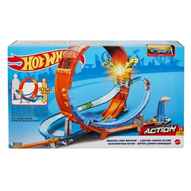 Hot Wheels&reg; Massive Loop Mayhem&trade; Track Set. View a larger version of this product image.