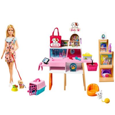 Mattel Barbie&reg; Doll and Pet Boutique Playset