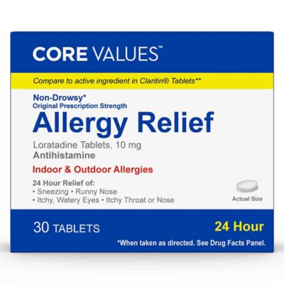 Core Values&trade; 30-Count Non Drowsy Allergy Relief Tablets